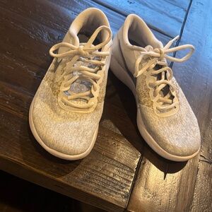 Nike Cream Lace-Up Sneakers